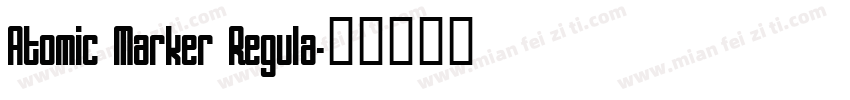 Atomic Marker Regula字体转换